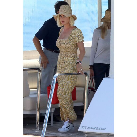 Faithfull the Brand Laszlo Sunflower Print Square Neck Smocked Jumpsuit Size‎ S - Picture 4 of 10